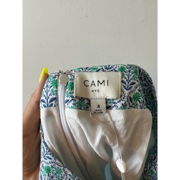 Cami NYC Bia Floral Mini Skirt Women's Turquoise Wallpaper Size: 4 NWT - Picture 9 of 10